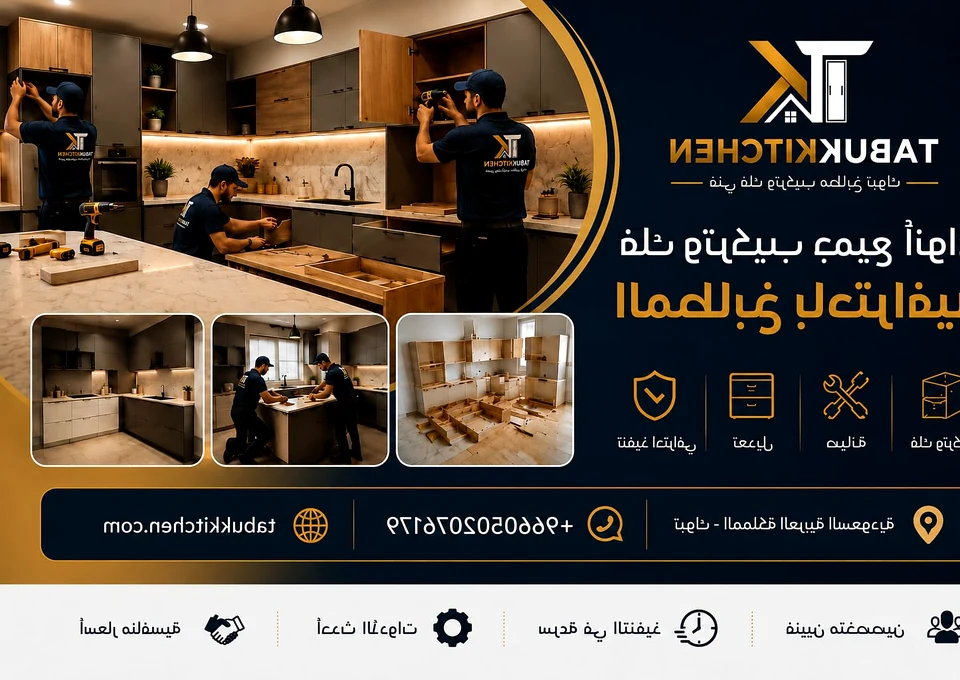 فك وإعادة تركيب المطابخ
